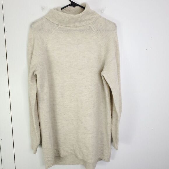 HM Sweater Womens XS Oversized Cowl Neck Neutral Minimalist Capsule Cream - Picture 1 of 8